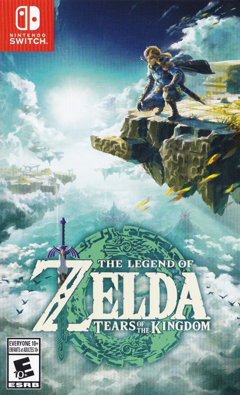 Zelda: Tears Of The Kingdom box art for Nintendo Switch